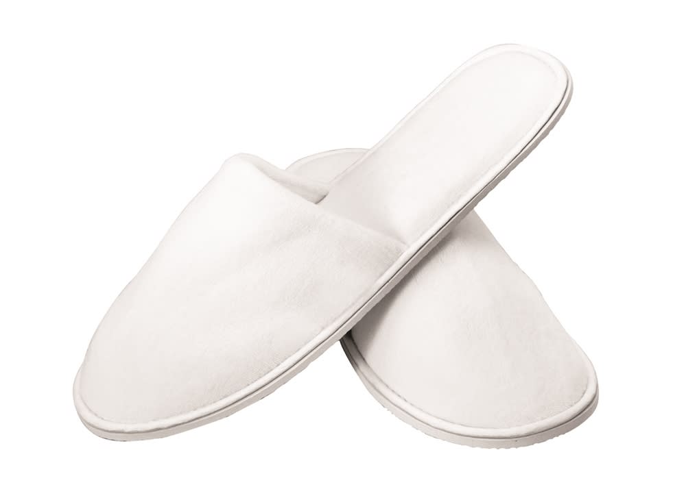 『美品』SANDERS plain  slipper　SIZE7 GuestSupply US | Terry Slippers, Closed Toe, 11in L, 200 GSM